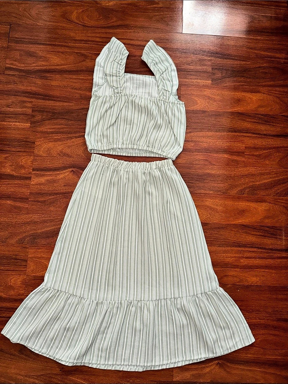 Girl's Striped Two-Piece Set
